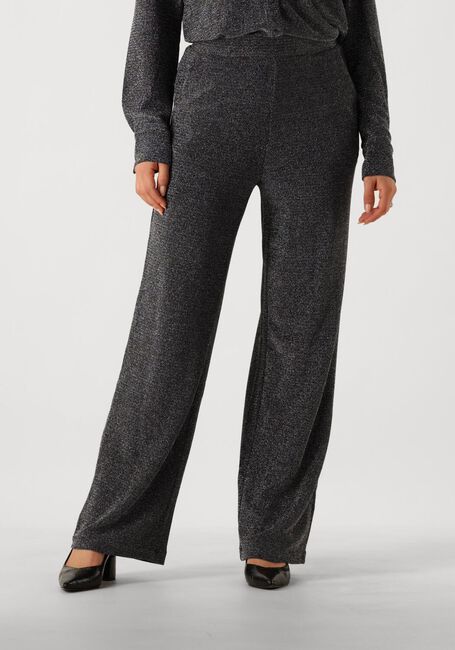 Silberne Y.A.S. Hose YASTIKKA HW GLITTER PANTS - large