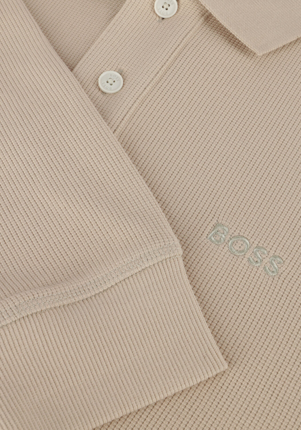 Beige BOSS ORANGE Polo-Shirt PATEMPESTO LONG - large