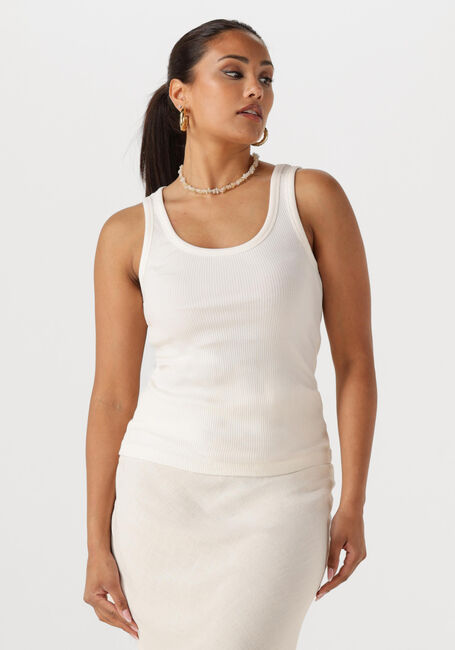 Weiße SELECTED FEMME Top SLFANNA U-NECK TANK TOP - large