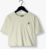 Grüne LYLE & SCOTT T-shirt BOXY SS W/B LENGHT TEE - medium