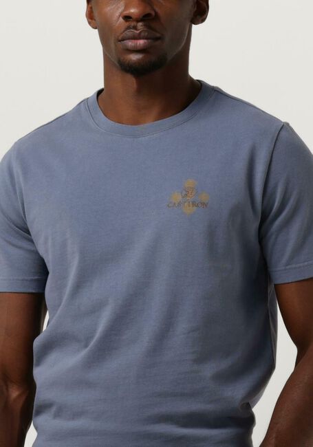 Blaue CAST IRON T-shirt SHORT SLEEVE R-NECK REGULAR FIT COTTON - large