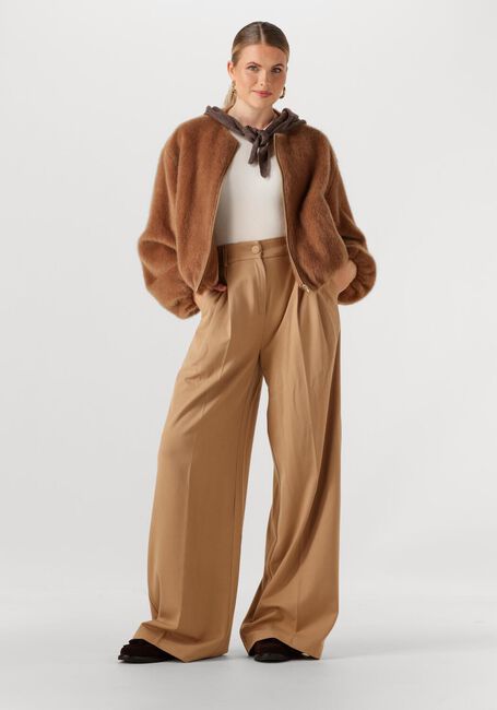 Braune OMODA ATELIER Fake-Fur-Jack OM-JANE JACKET - large
