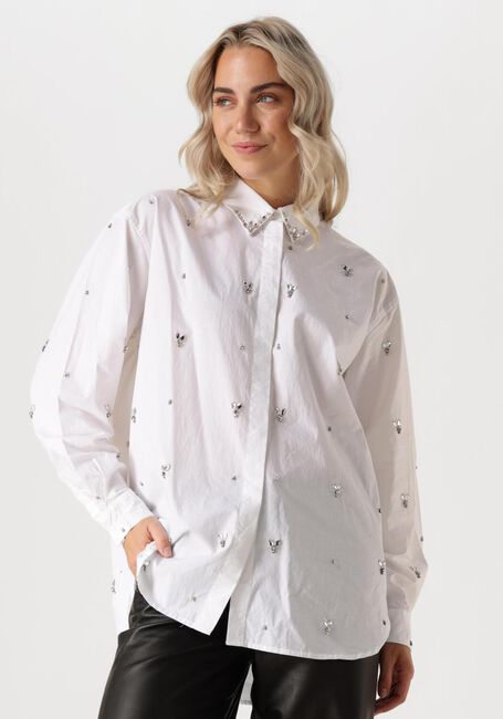 Weiße COPENHAGEN MUSE Blusen CMVATAN-SHIRT - large