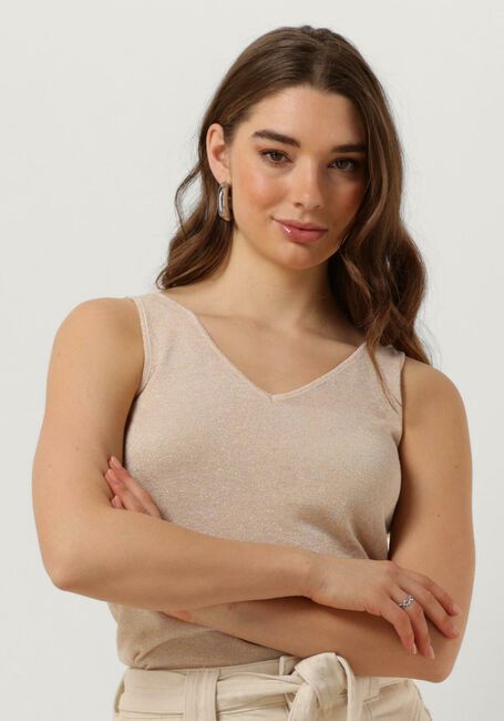 Goldfarbene MINUS Top CARLI KNIT TOP - large