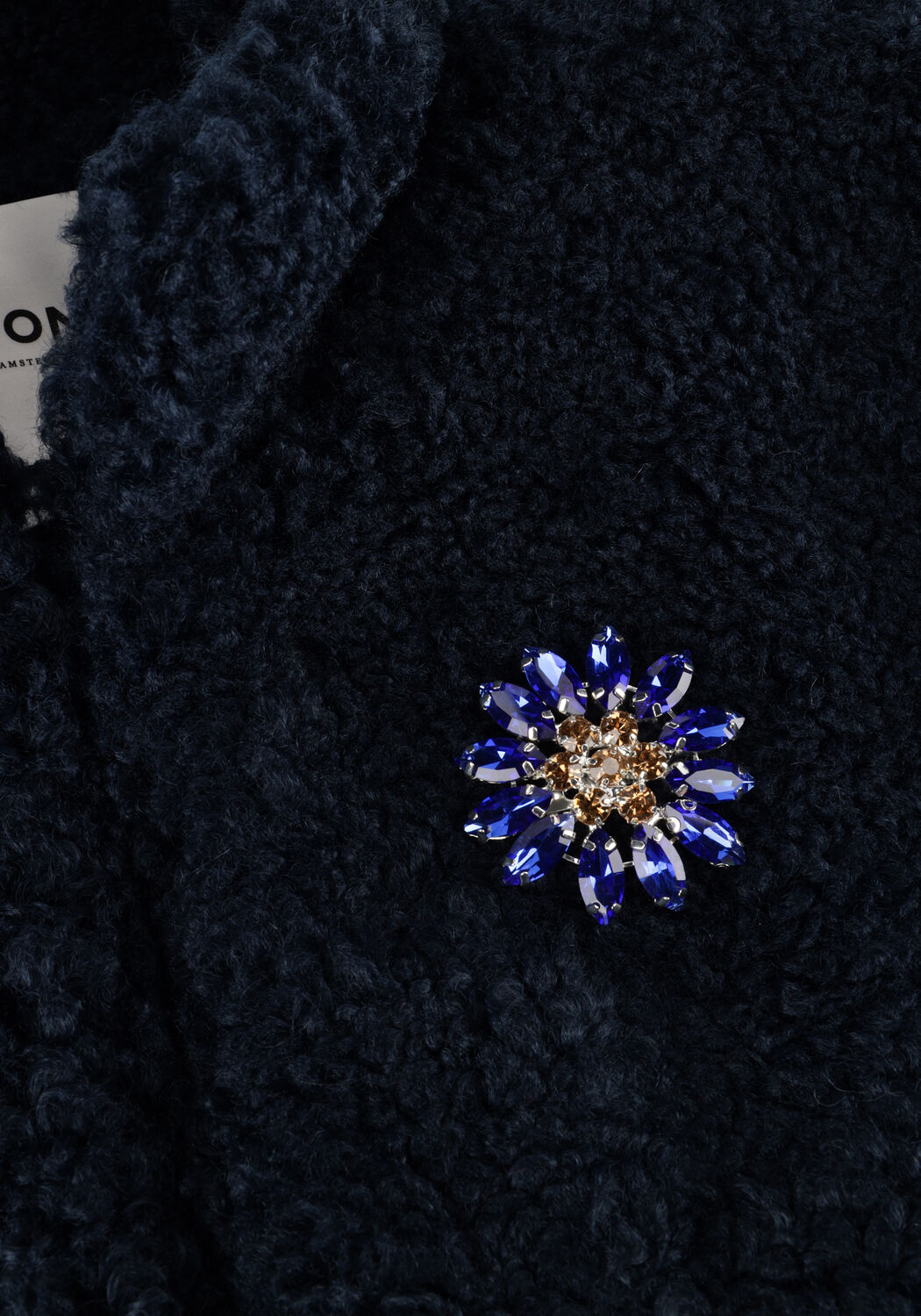 Blaue POM AMSTERDAM Gilet GILET - TEDDY LOVE - large