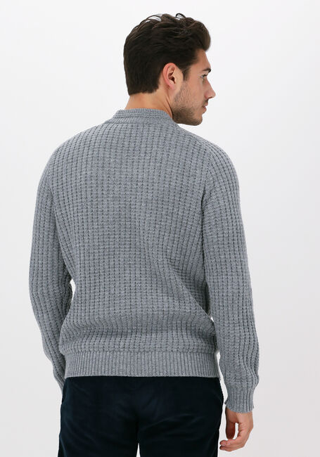 Graue SELECTED HOMME Pullover SLHATLAS LS KNIT CREW NECK W - large