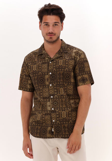 Grüne ANERKJENDT Casual-Oberhemd AKLEO POPLIN AOP SHIRT - large