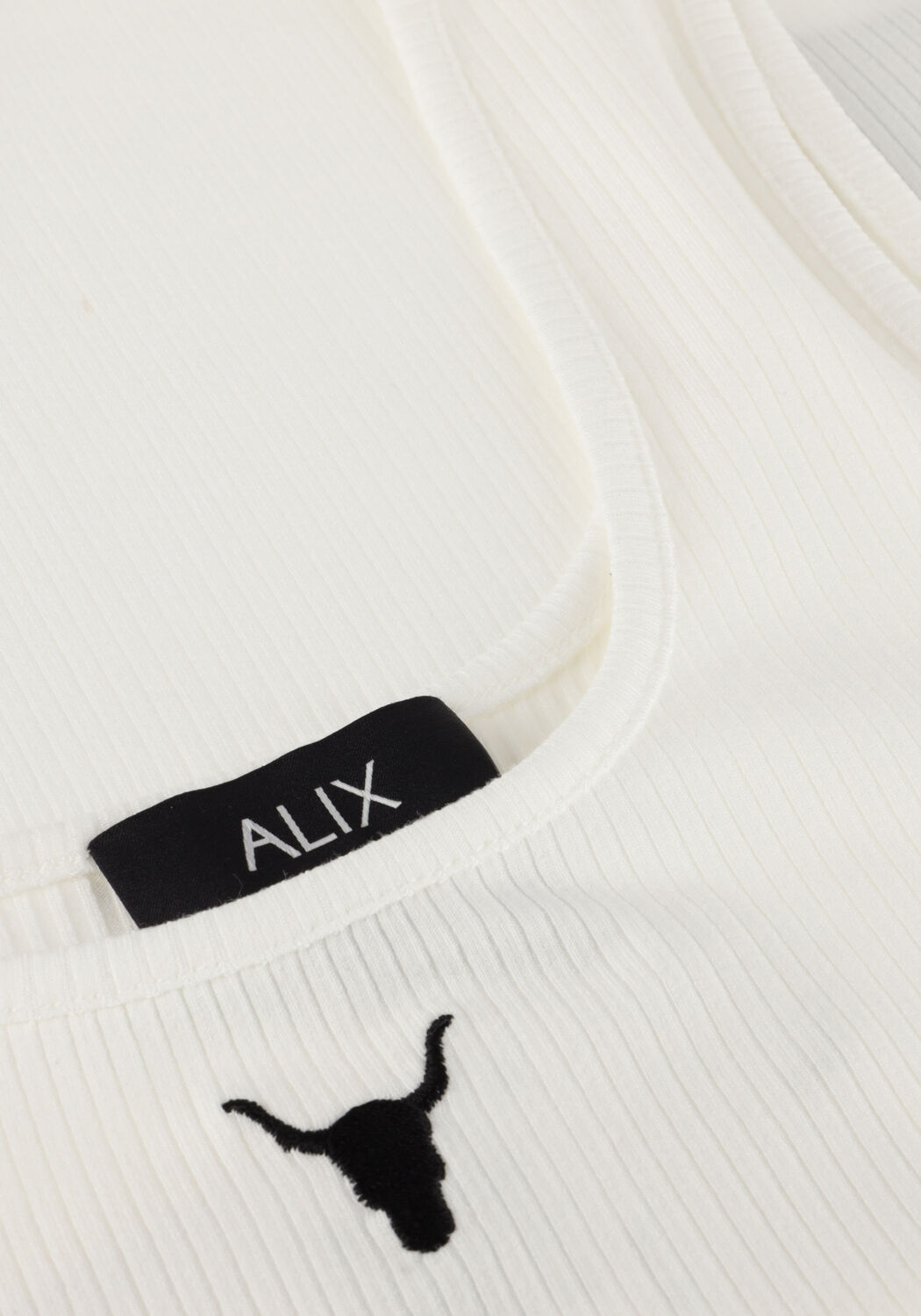 Wei&szlig;e ALIX THE LABEL Top LADIES KNITTED TANKTOP - large