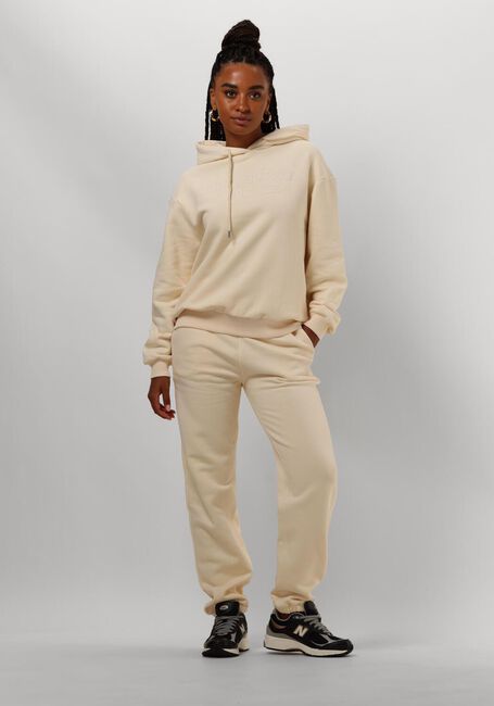 Ecru ALIX THE LABEL Pullover LADIES KNITTED ALIX HOODIE - large