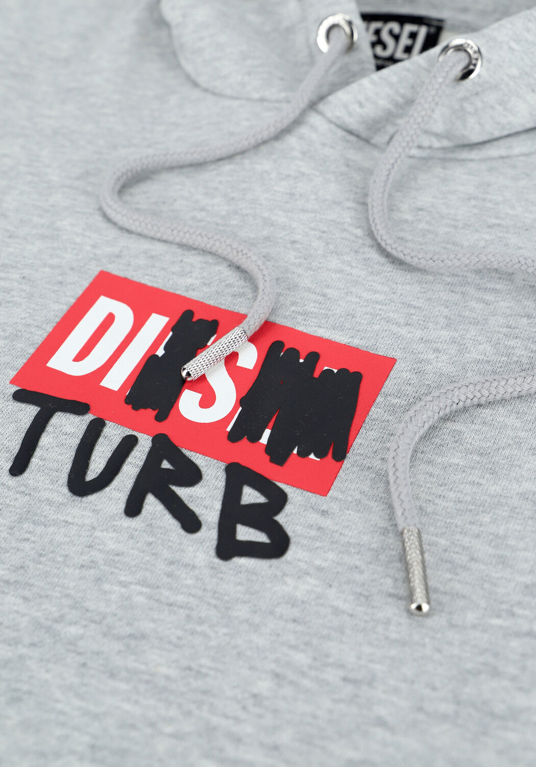 Graue DIESEL Sweatshirt S-GIRK-HOOD-B8 - large