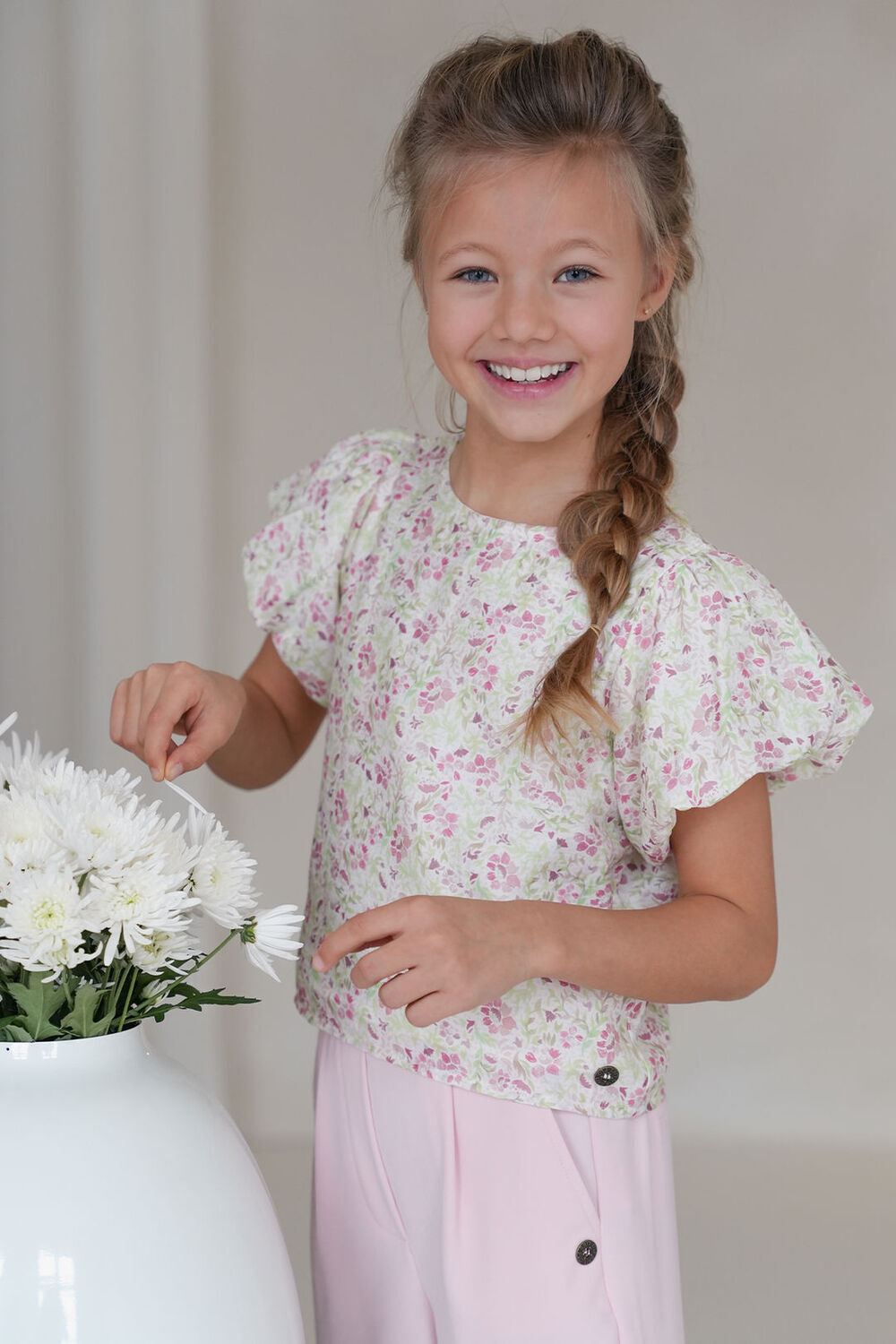 Mehrfarbige/Bunte LIKE FLO Top FLO WOVEN TOP - large