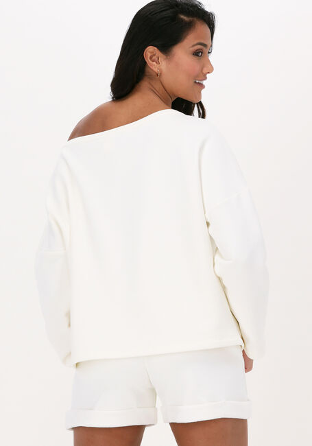 Weiße LUNE ACTIVE Pullover KATIE CREW - large