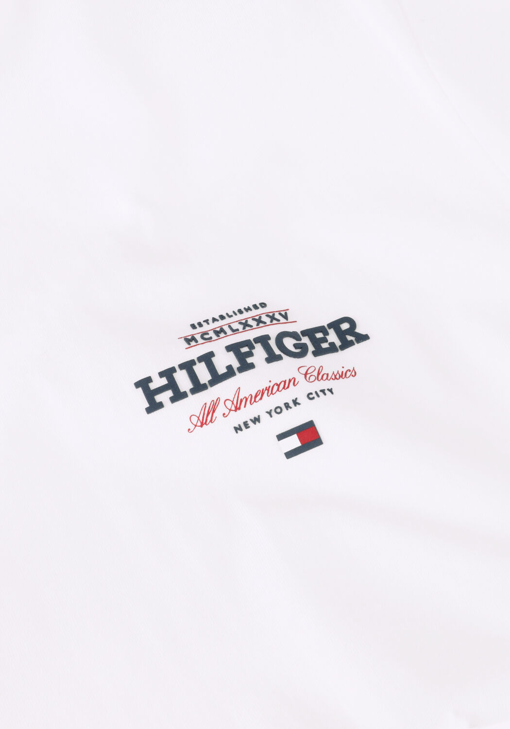 Wei&szlig;e TOMMY HILFIGER T-shirt MONOTYPE ALL AMERICAN TEE - large