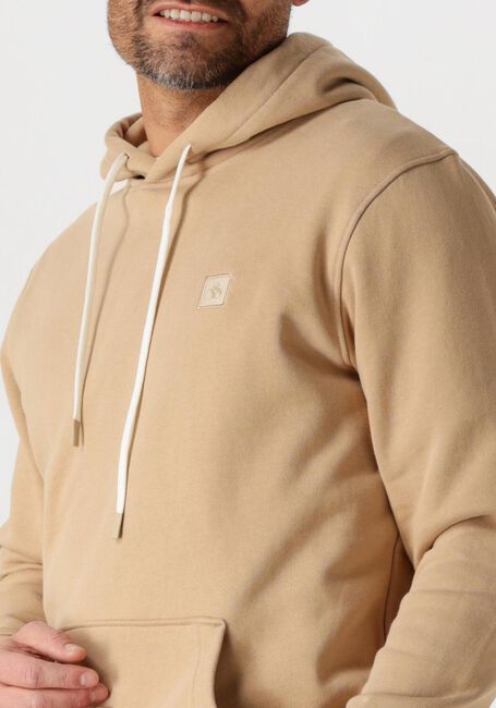 Sand SCOTCH & SODA Sweatshirt BADGE LOGO HOODIE - large