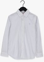 Weiße AO76 Klassisches Oberhemd ALEX STRIPE SHIRT - medium