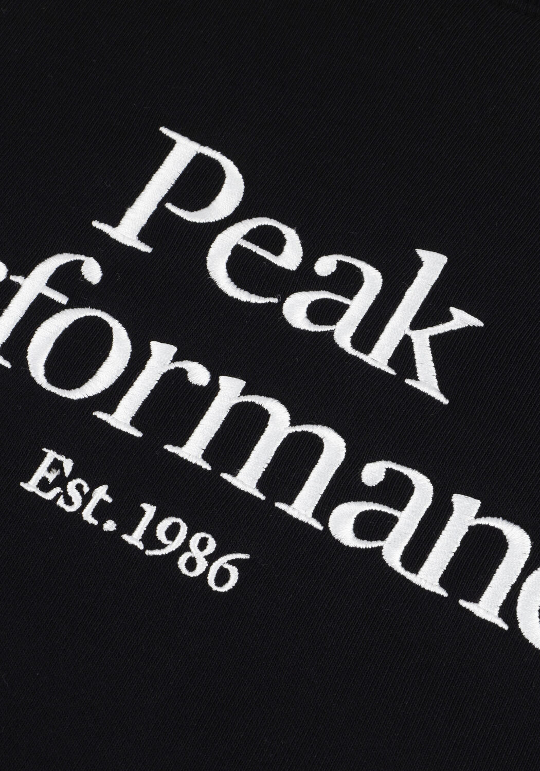 Schwarze PEAK PERFORMANCE Pullover M ORIGINAL CREW - large
