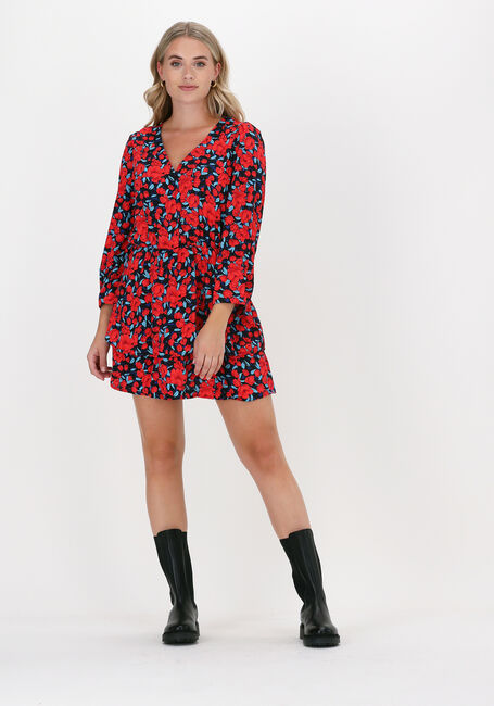 Rote COLOURFUL REBEL Minikleid IVY ROSES LAYER MINI DRESS - large