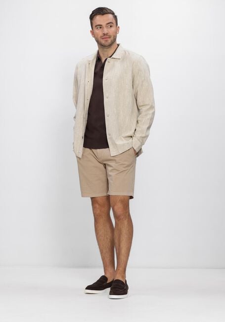 Beige PROFUOMO Overshirts OVERSHIRT RAW - large