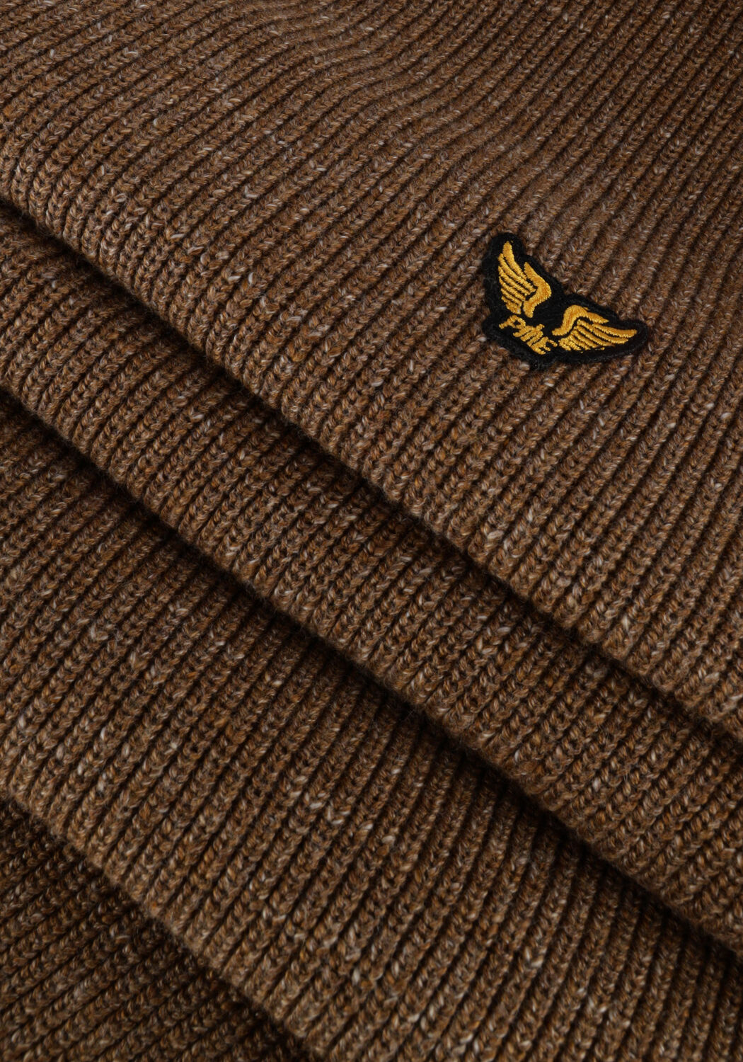 Braune PME LEGEND Pullover LONG SLEEVE R-NECK COTTON RIB - large