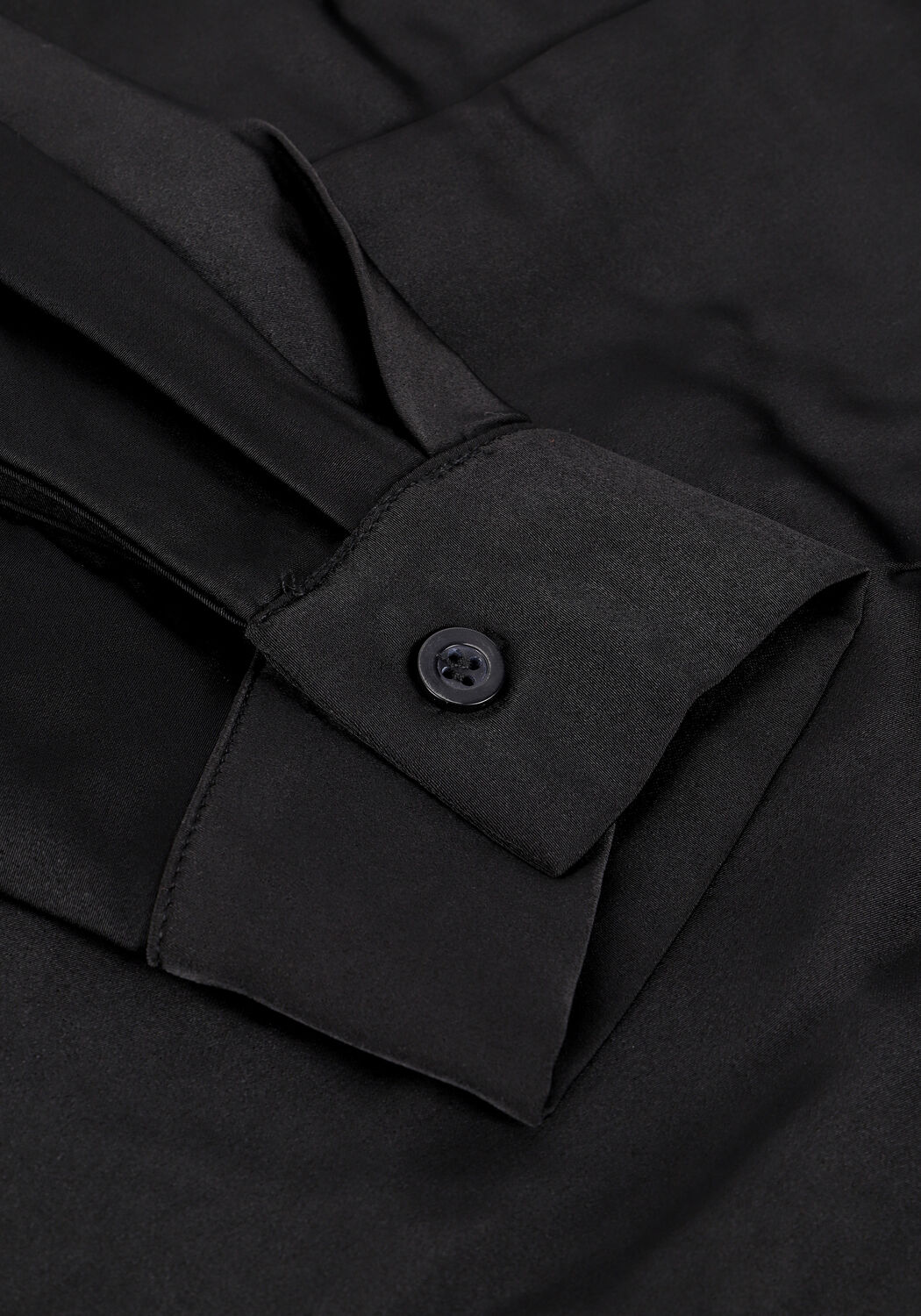 Schwarze NA-KD Midikleid BUTTONED MIDI DRESS - large