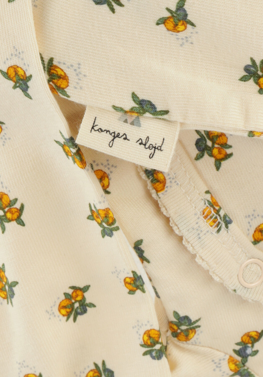 Beige KONGES SLOJD Strampler BASIC NEWBORN BODY GOTS - large