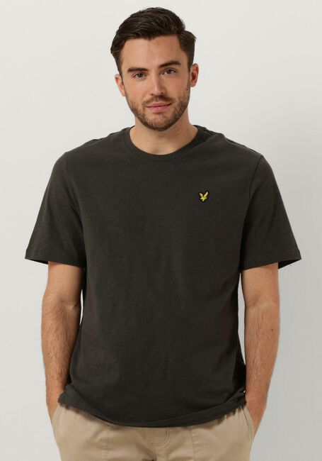 Dunkelgrau LYLE & SCOTT T-shirt SLUB T-SHIRT - large