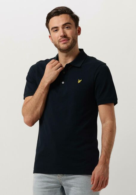 Dunkelblau LYLE & SCOTT Polo-Shirt PLAIN POLO SHIRT - large