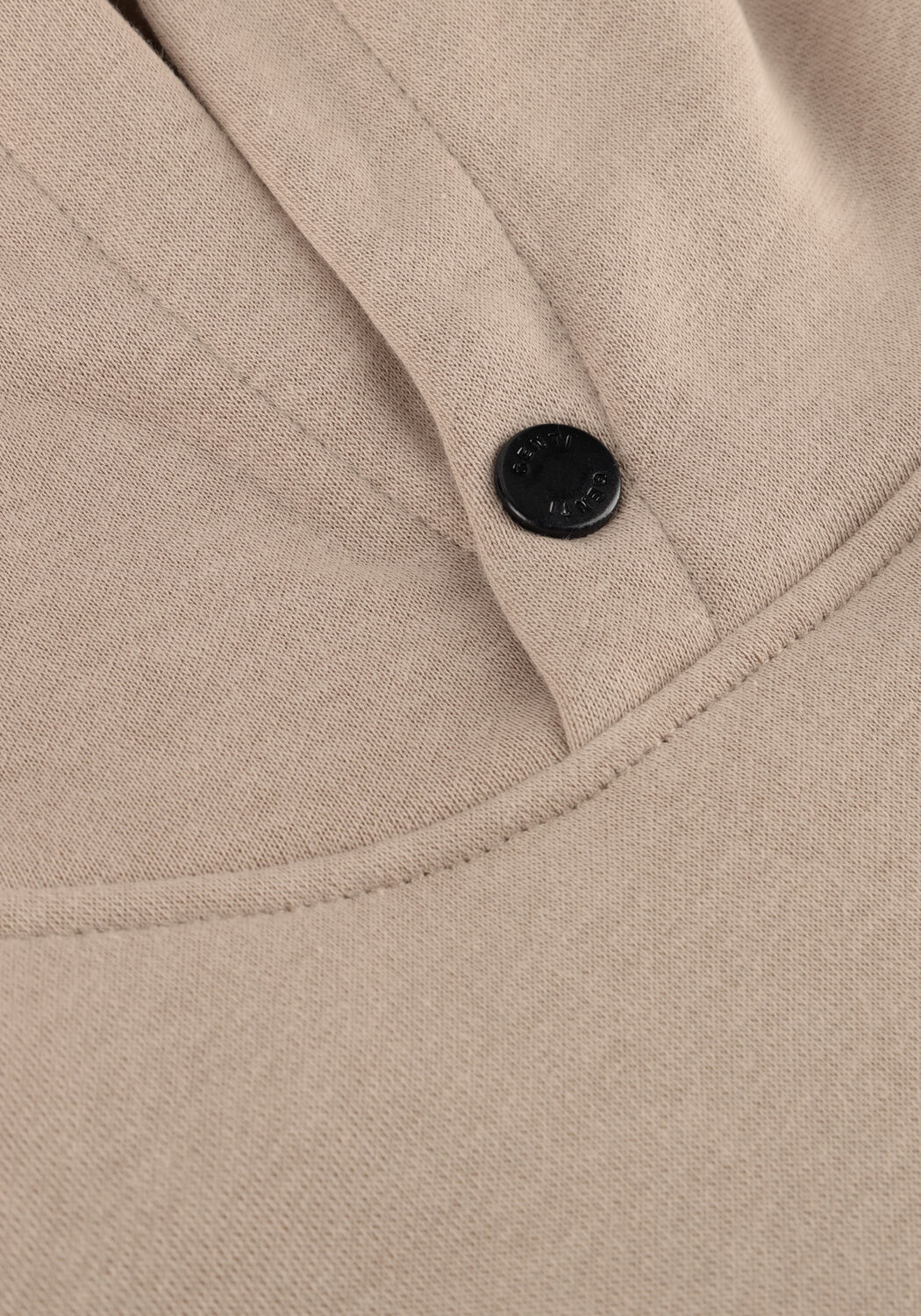 Beige GENTI Pullover BASIC LOGO HOODIE - large