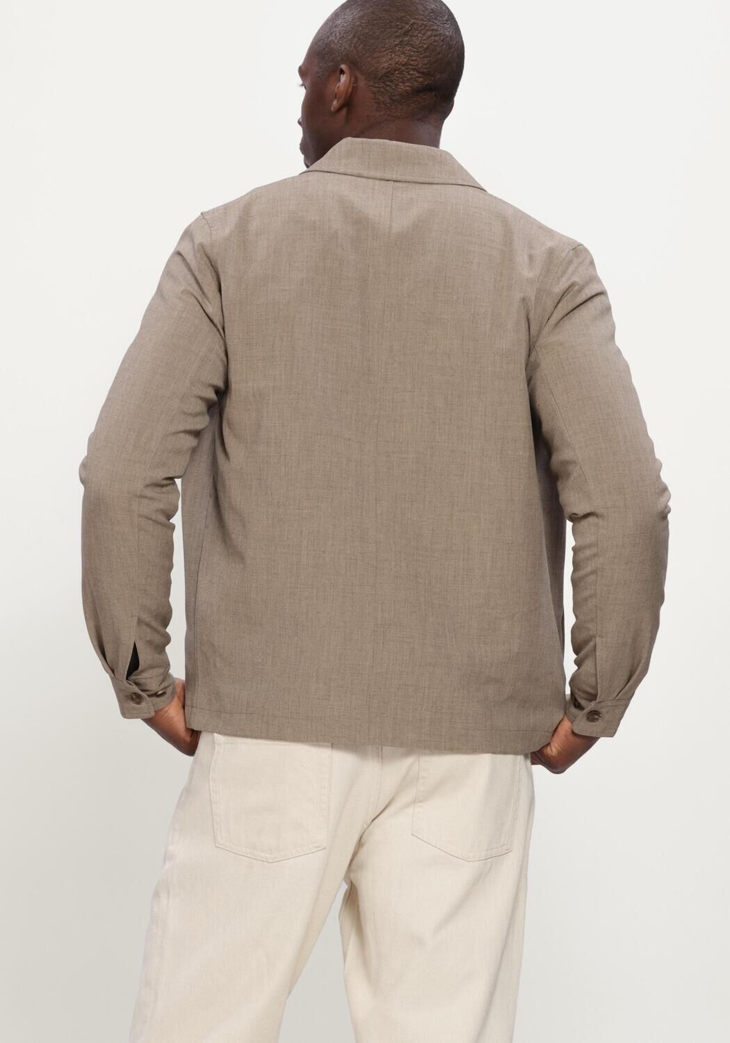 Beige LES DEUX Jack COMO COACH JACKET - large