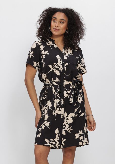 Schwarze OBJECT Minikleid OBJJACIRA S/S SHIRT DRESS - large