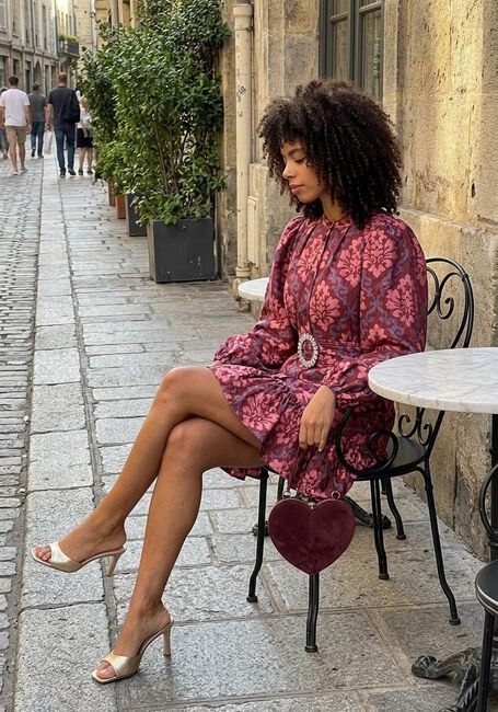 Bordeaux AMAYA AMSTERDAM Minikleid CAPRI - large