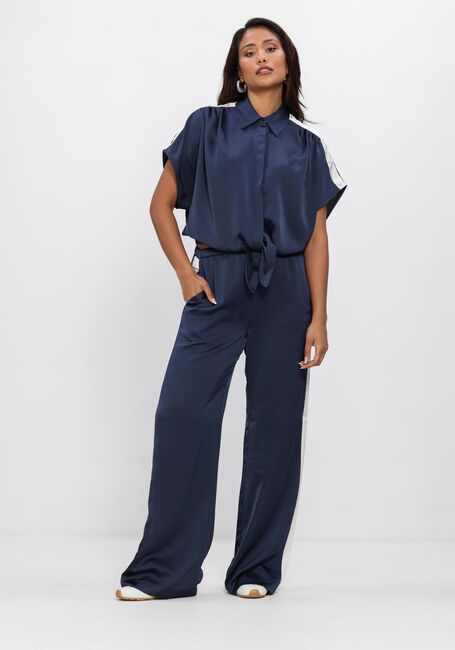 Blaue DANTE6 Hose DARE STRIPED SATIN PANTS - large