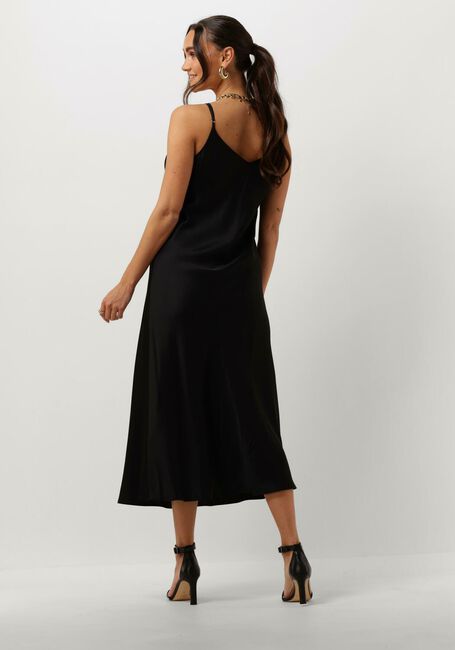Schwarze RESORT FINEST Midikleid SLIP DRESS - large