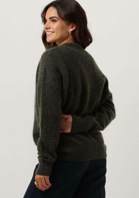 Dunkelgrün SECOND FEMALE Strickjacke BROOKLYN KNIT CARDIGAN - large