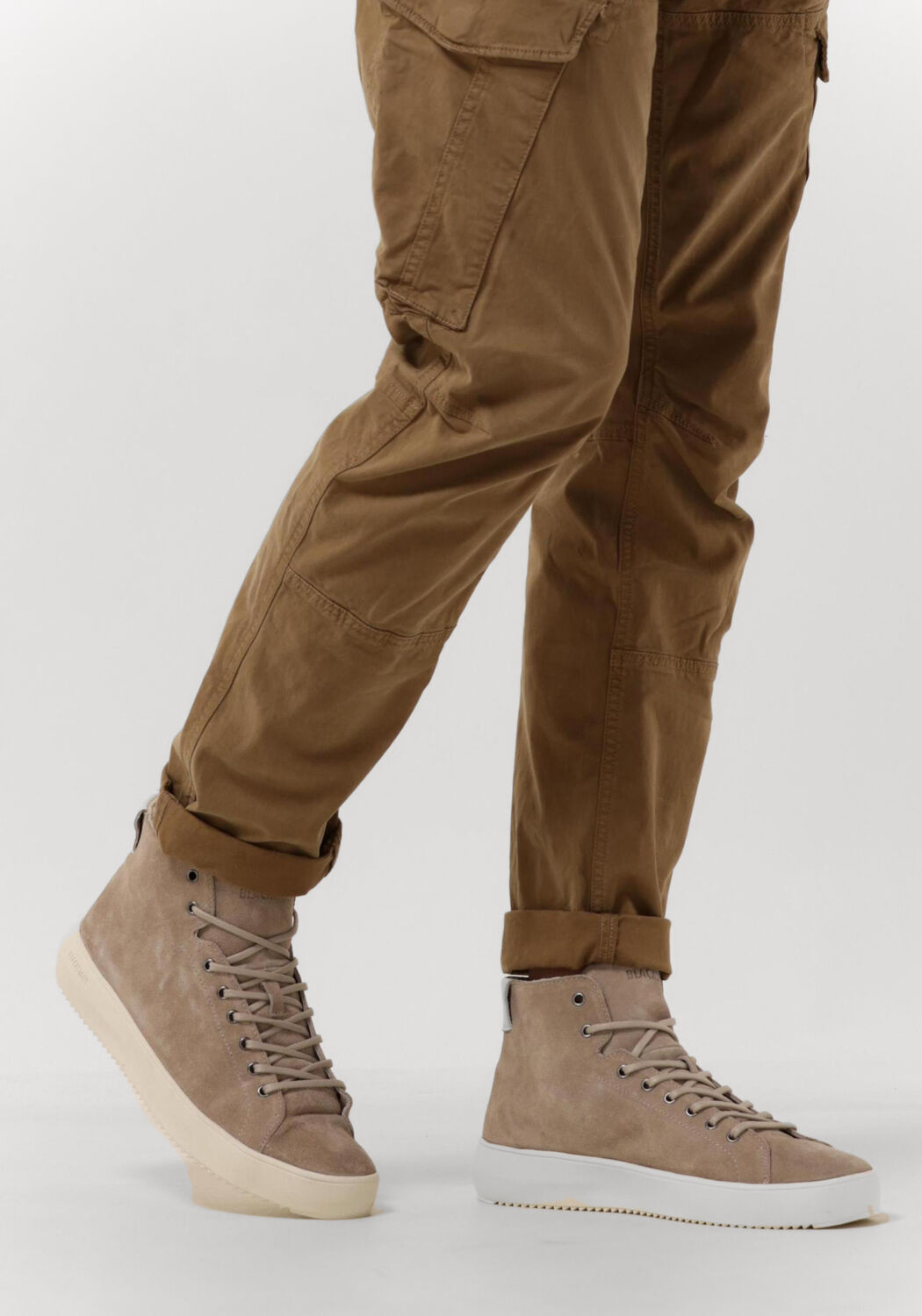 Beige BLACKSTONE Sneaker High YG20 - large