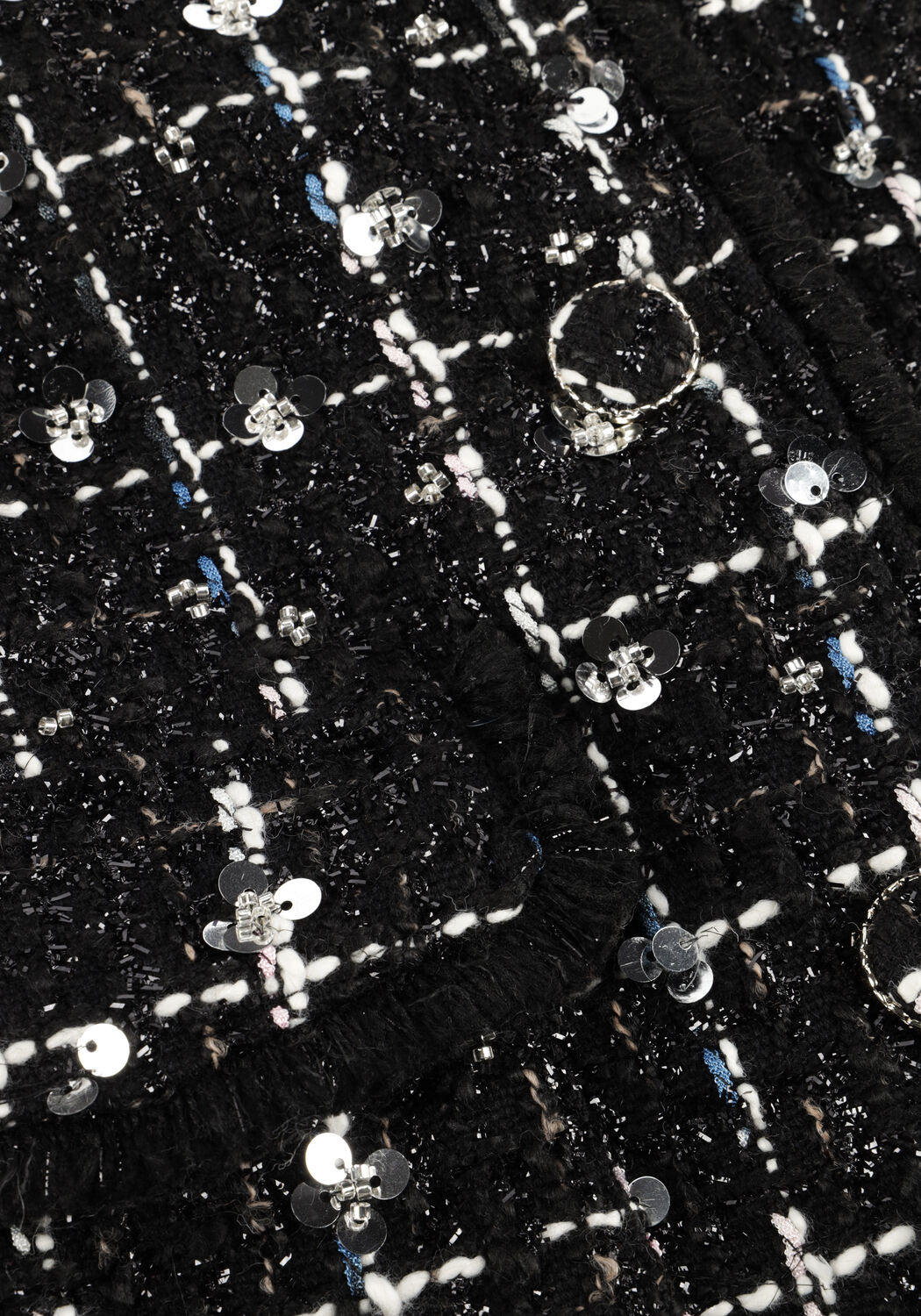 Schwarze Y.A.S. Blazer YASVALENDA LS TWEED JACKET - large