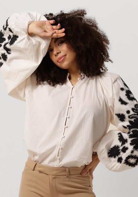 Creme AIMEE THE LABEL Blusen GLORIA - large