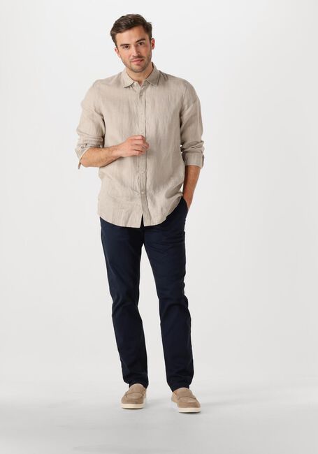 Beige SCOTCH & SODA Casual-Oberhemd REGULAR FIT LINEN SHIRT - large