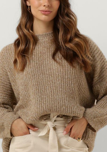 Sand SUMMUM Pullover SWEATER MELANGE MOHAIR BLEND KNIT - large