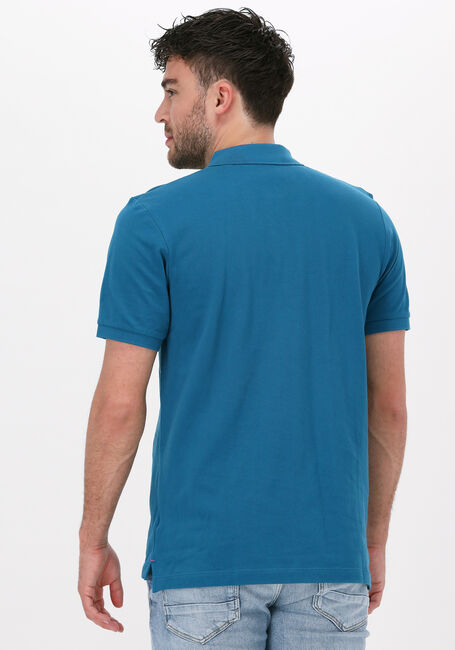 Blaue SCOTCH & SODA Polo-Shirt CLASSIC PIQUE POLO IN ORGANIC COTTON - large