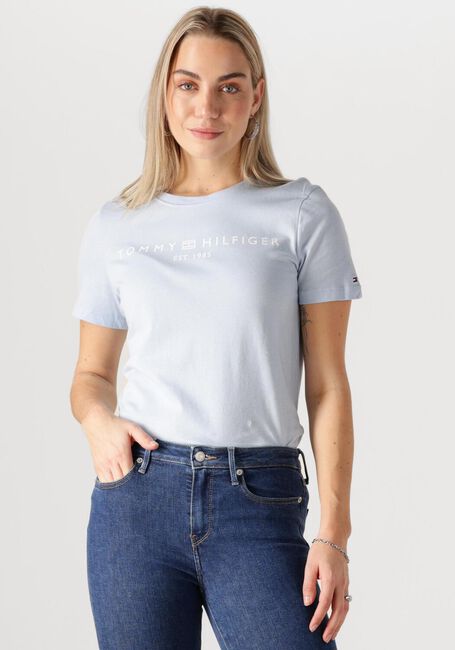 Hellblau TOMMY HILFIGER T-shirt REG CORP LOGO - large