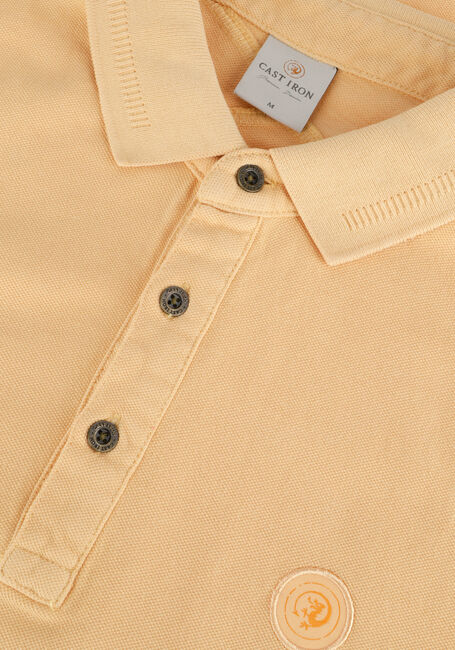 Pfirsich CAST IRON Polo-Shirt SHORT SLEEVE POLO COTTON GD PIQUE - large