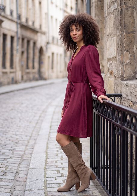Bordeaux MSCH COPENHAGEN Midikleid MSCHMYLA PENINNA DRESS - large