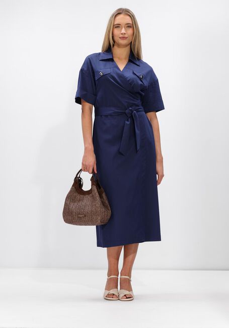 Dunkelblau CAROLINE BISS Midikleid 1112 - large