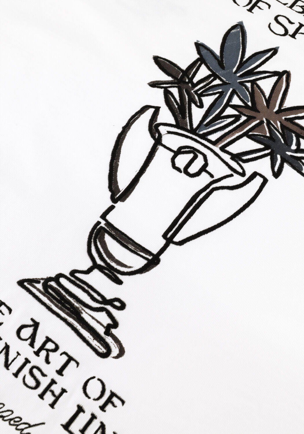 Wei&szlig;e DSTREZZED T-shirt COLLIN ARTWORK TEE - large