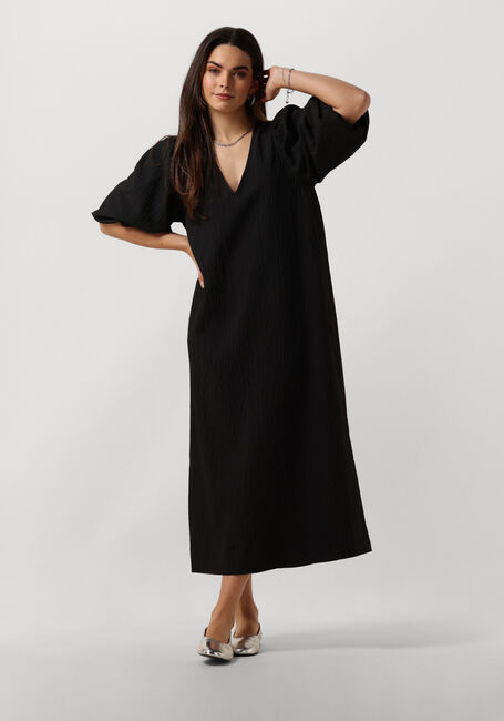 Schwarze BY-BAR Midikleid JUTA DRESS - large