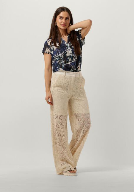 Blaue LOLLYS LAUNDRY Top HEATHERLL TOP SS - large