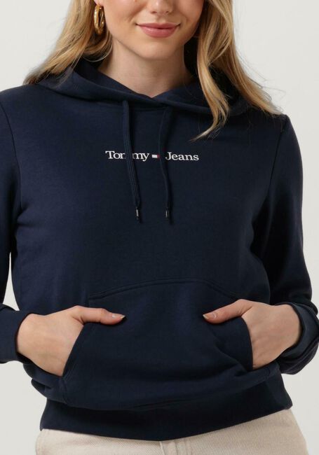 Dunkelblau TOMMY JEANS Sweatshirt TJW REG SERIF LINEAR HOODIE - large