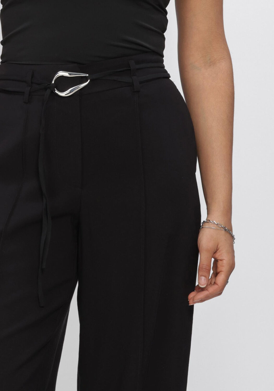 Schwarze OBJECT Hosen OBJMABEL MW LO PANT E VIP 26 - large