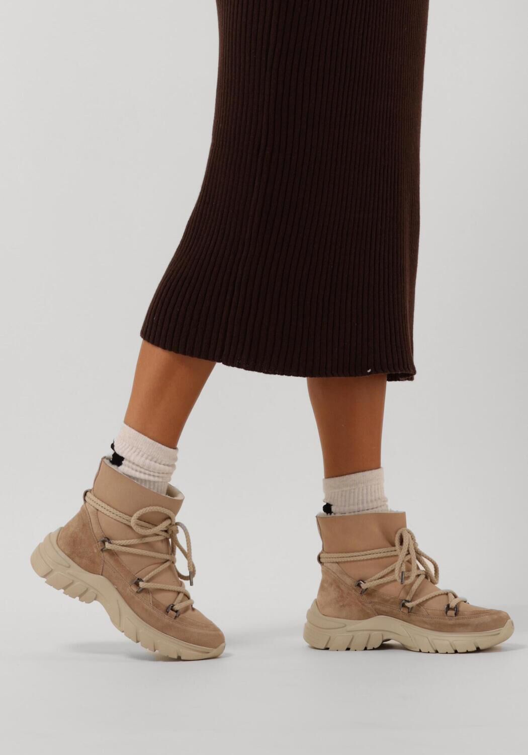 Beige VIA VAI Sneaker High SUE SNEAKER - large